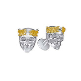 Silver Skull Cufflinks